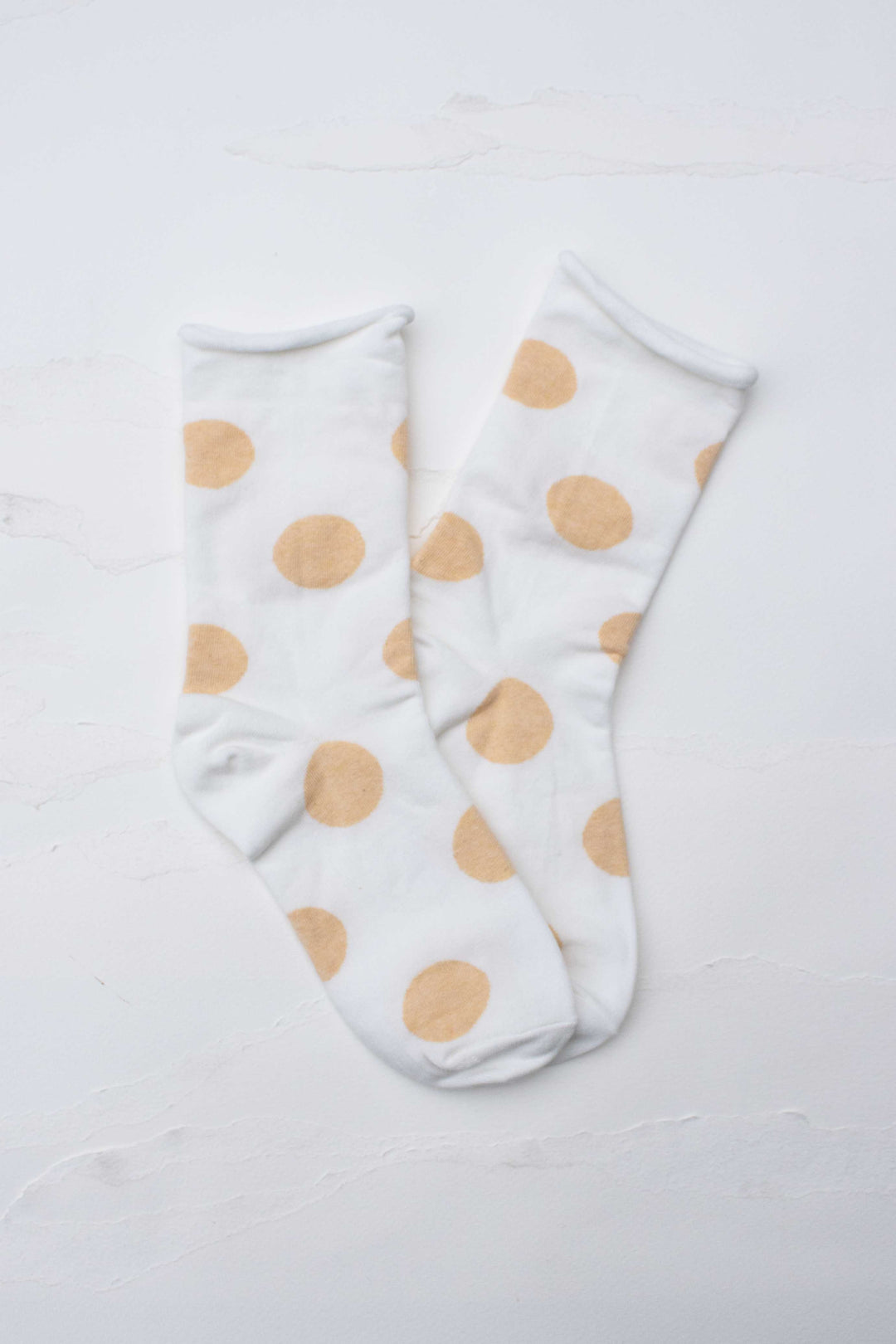 Tiepology | Golden Dot Everyday Crew Socks