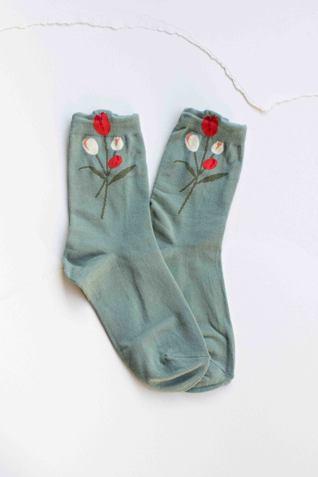 Tiepology | Tulip Bloom Cotton Blend Socks
