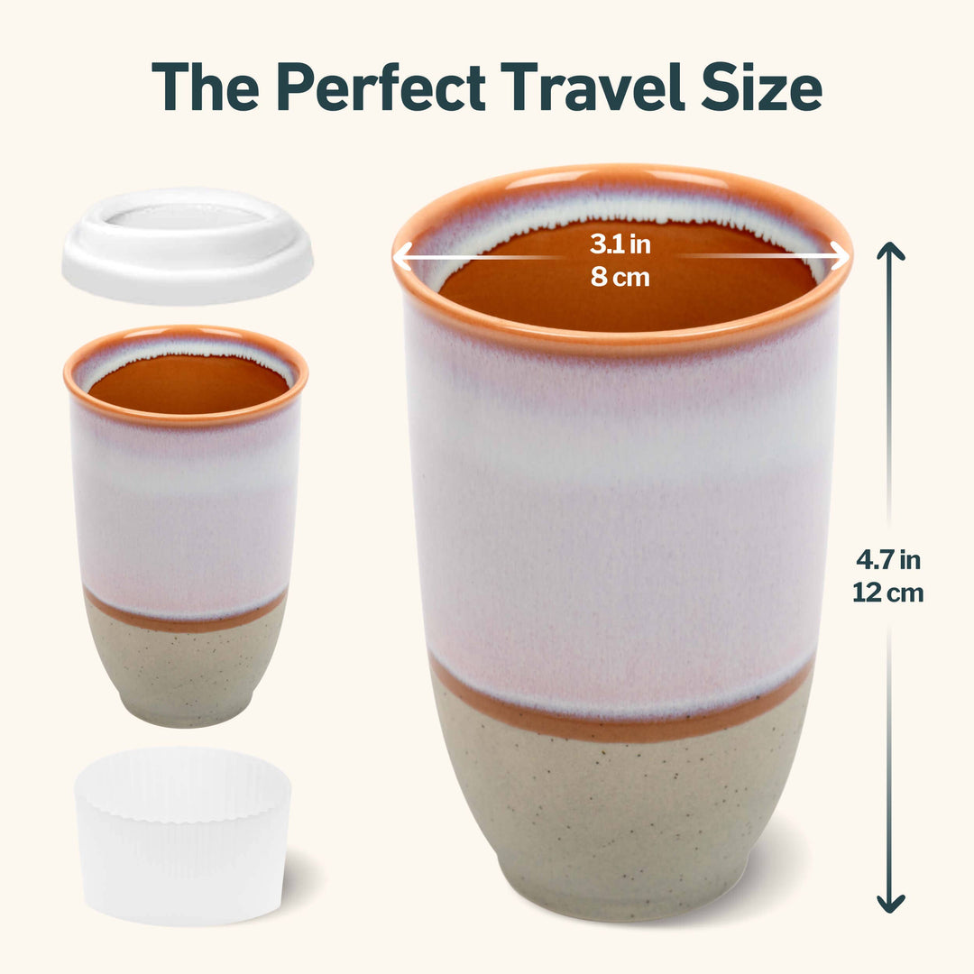 Nova Ceramics | Ceramic Travel Mug – Reusable & Stylish