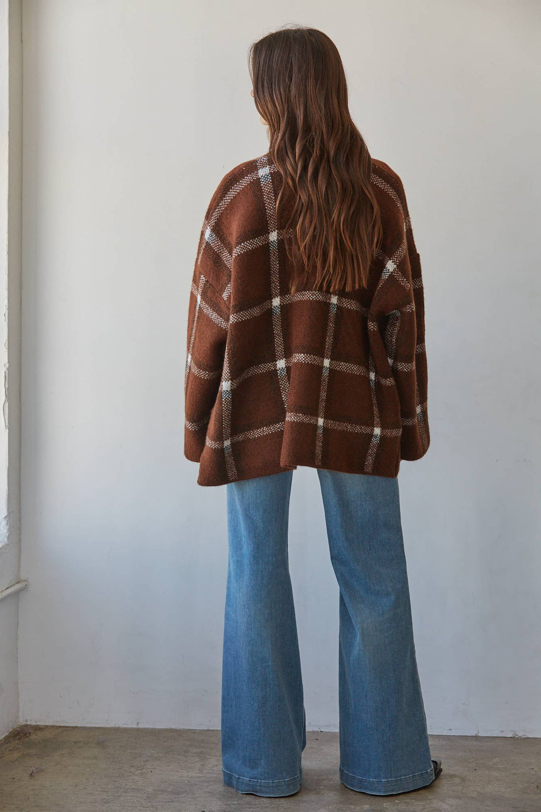 By Together | Knit Sweater Open Front Long Sleeve Cardigan Top