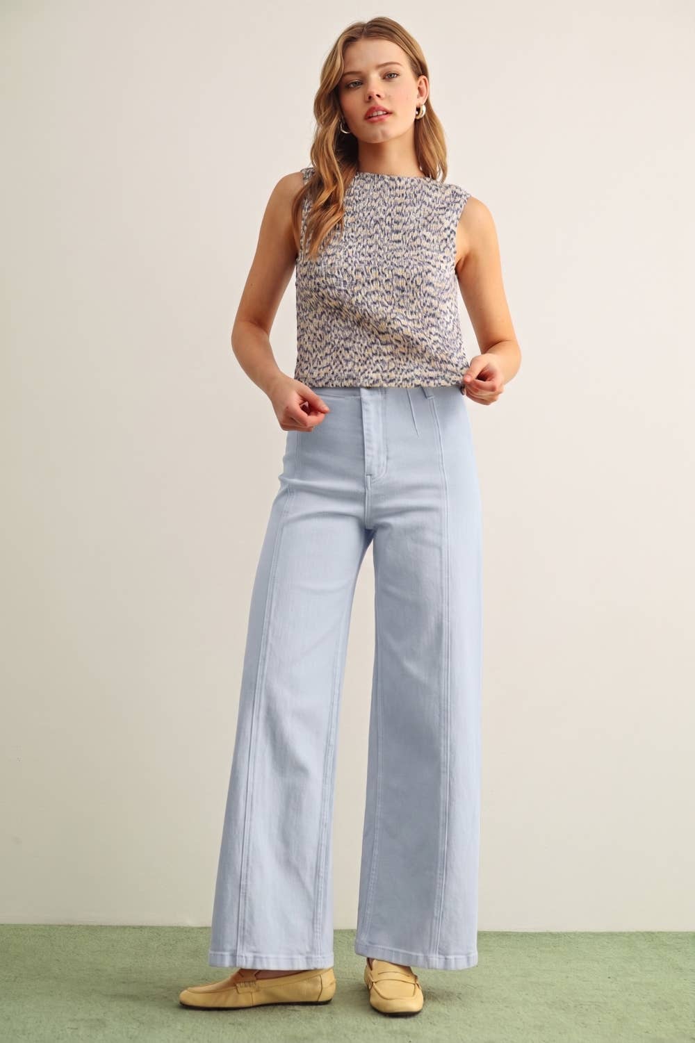 Miou Muse | Washed Color Stretch Pants