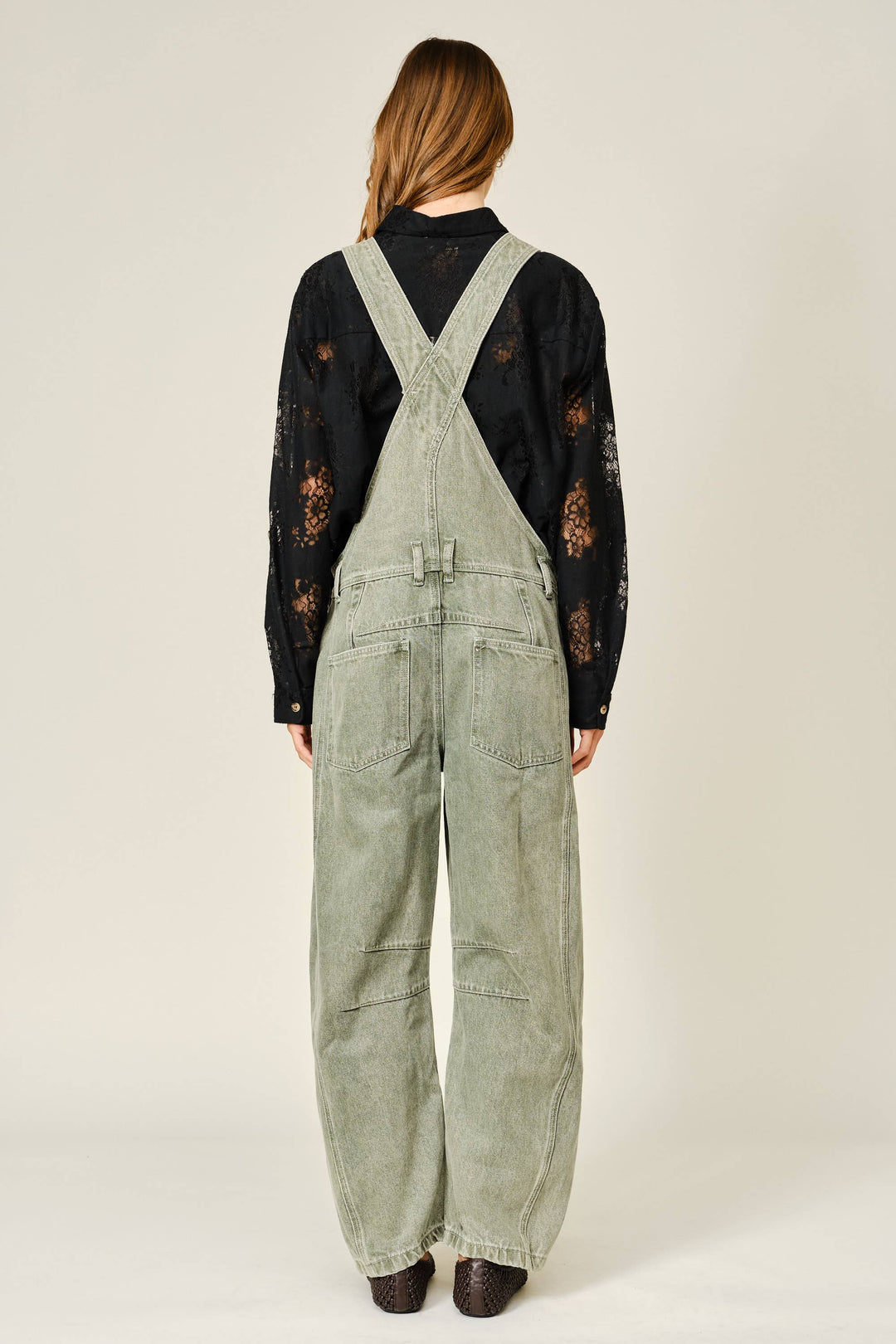 Aaron and Amber |  Slouchy Relax Fit Denim Overalls