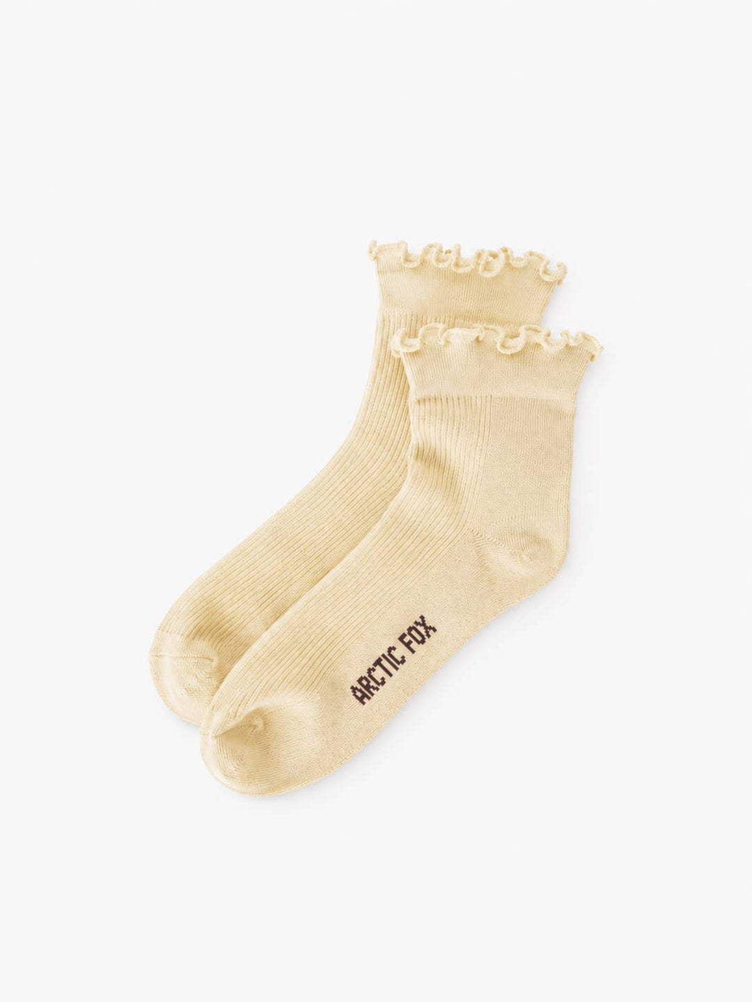 Artic Fox | Ruffle Sock - 100% Bamboo