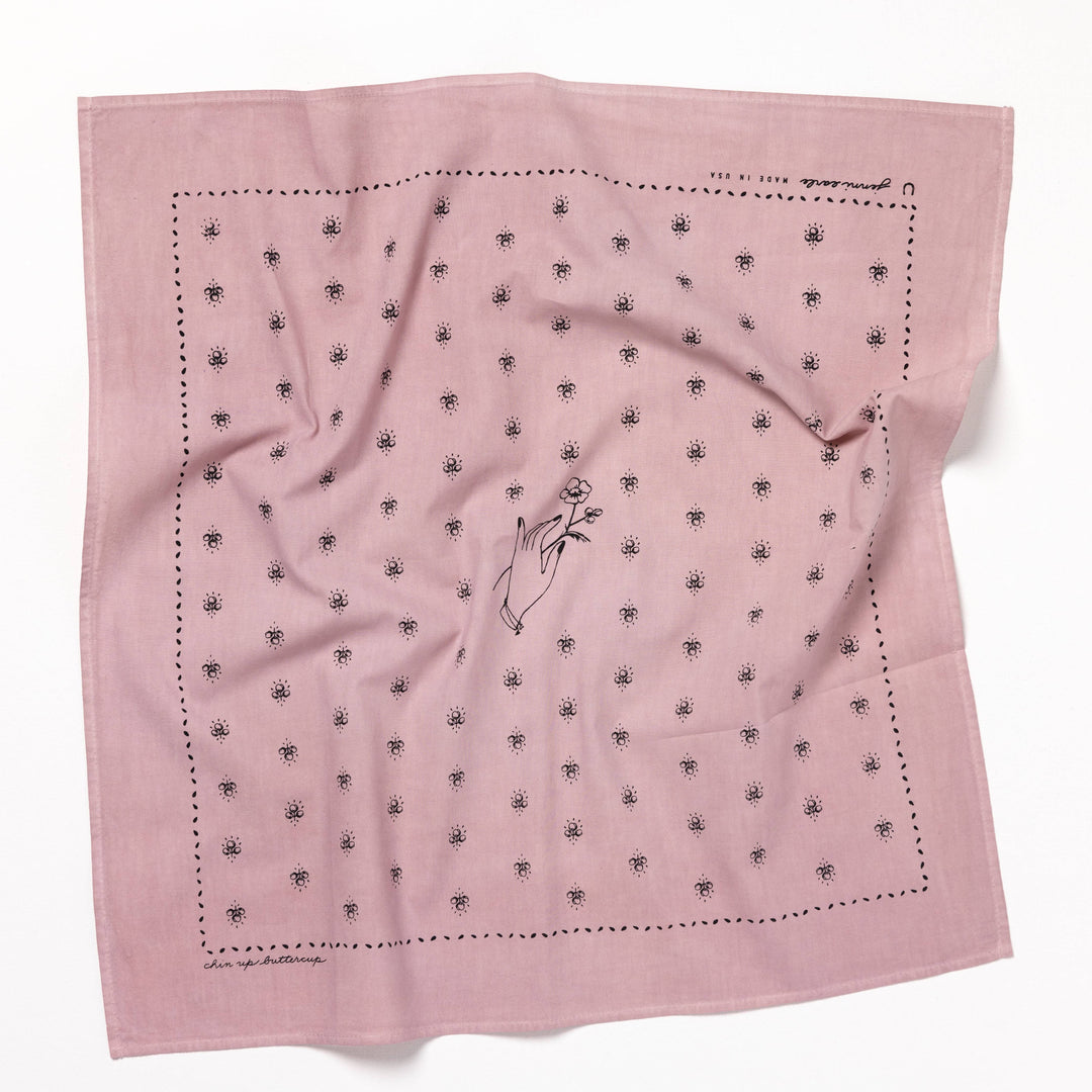 Jenni Earle | “Chin up buttercup” bandana