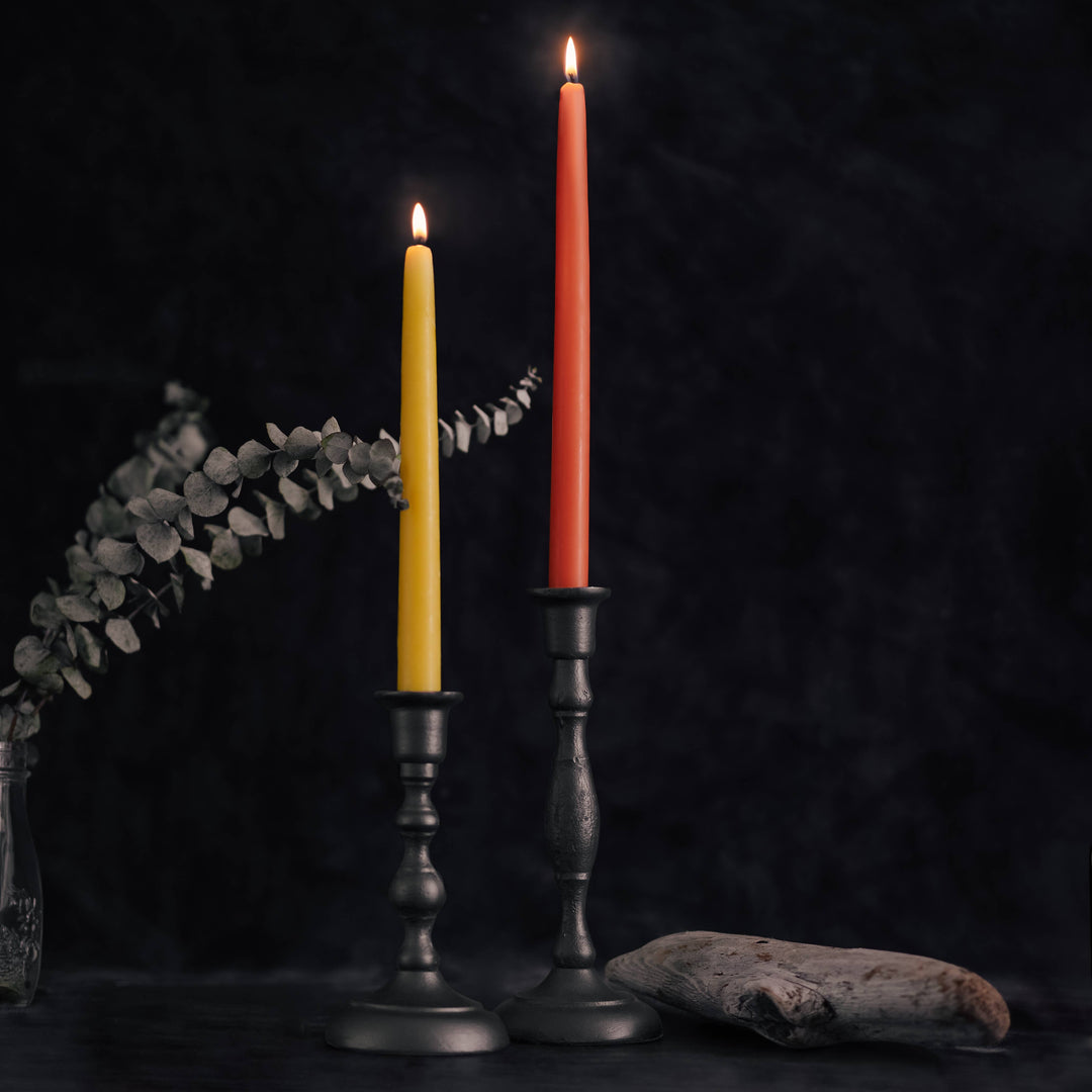 Bluecorn | Beeswax Taper Candles – Dripless & Handmade in USA