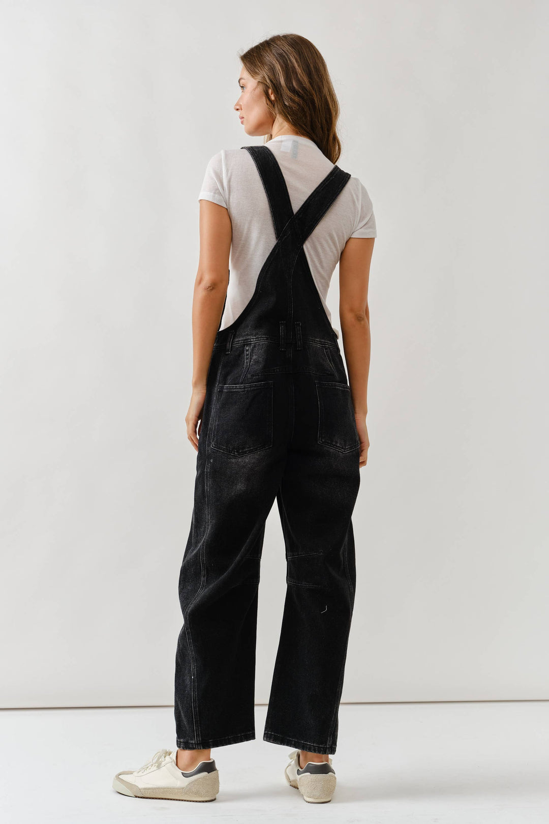 Aaron and Amber |  Slouchy Relax Fit Denim Overalls