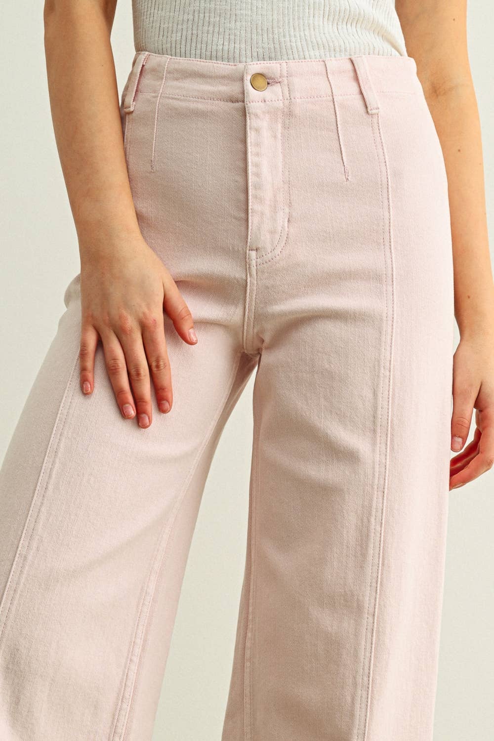 Miou Muse | Washed Color Stretch Pants