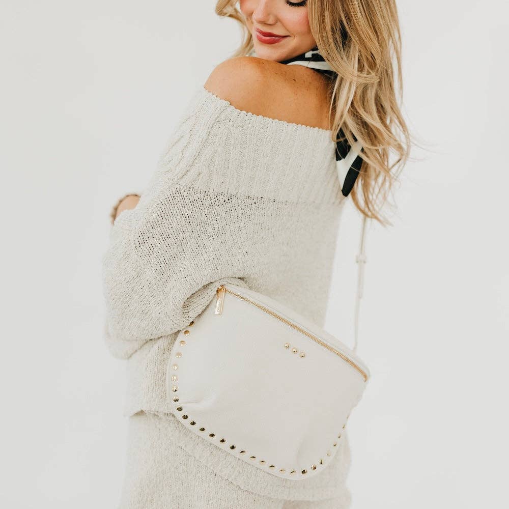 Pretty Simple | Pebble Sabrina Studded Bum Bag