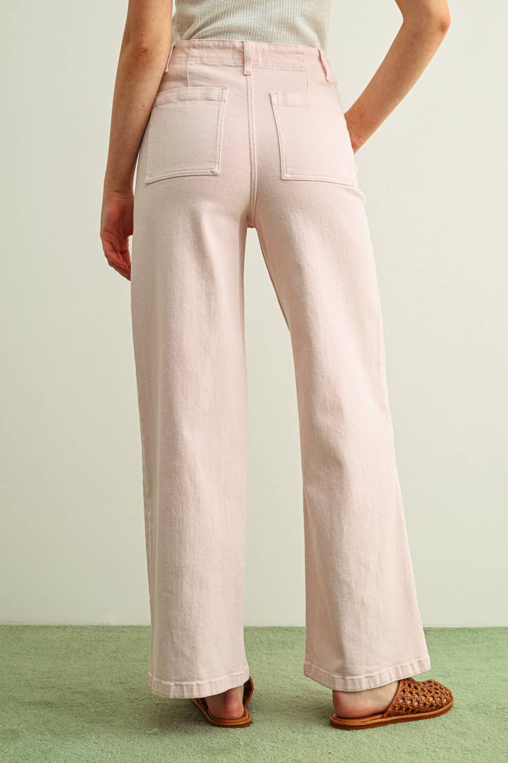 Miou Muse | Washed Color Stretch Pants