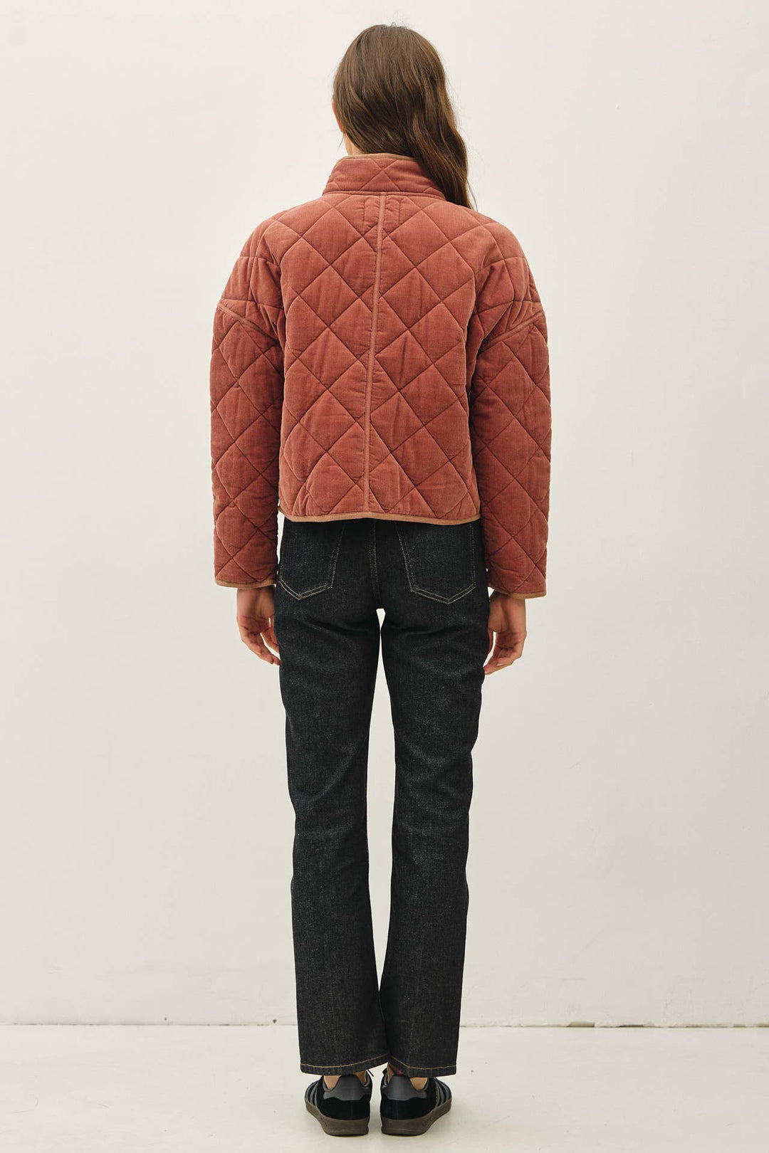 Be Cool | Corduroy Quilted Puffer Jacket
