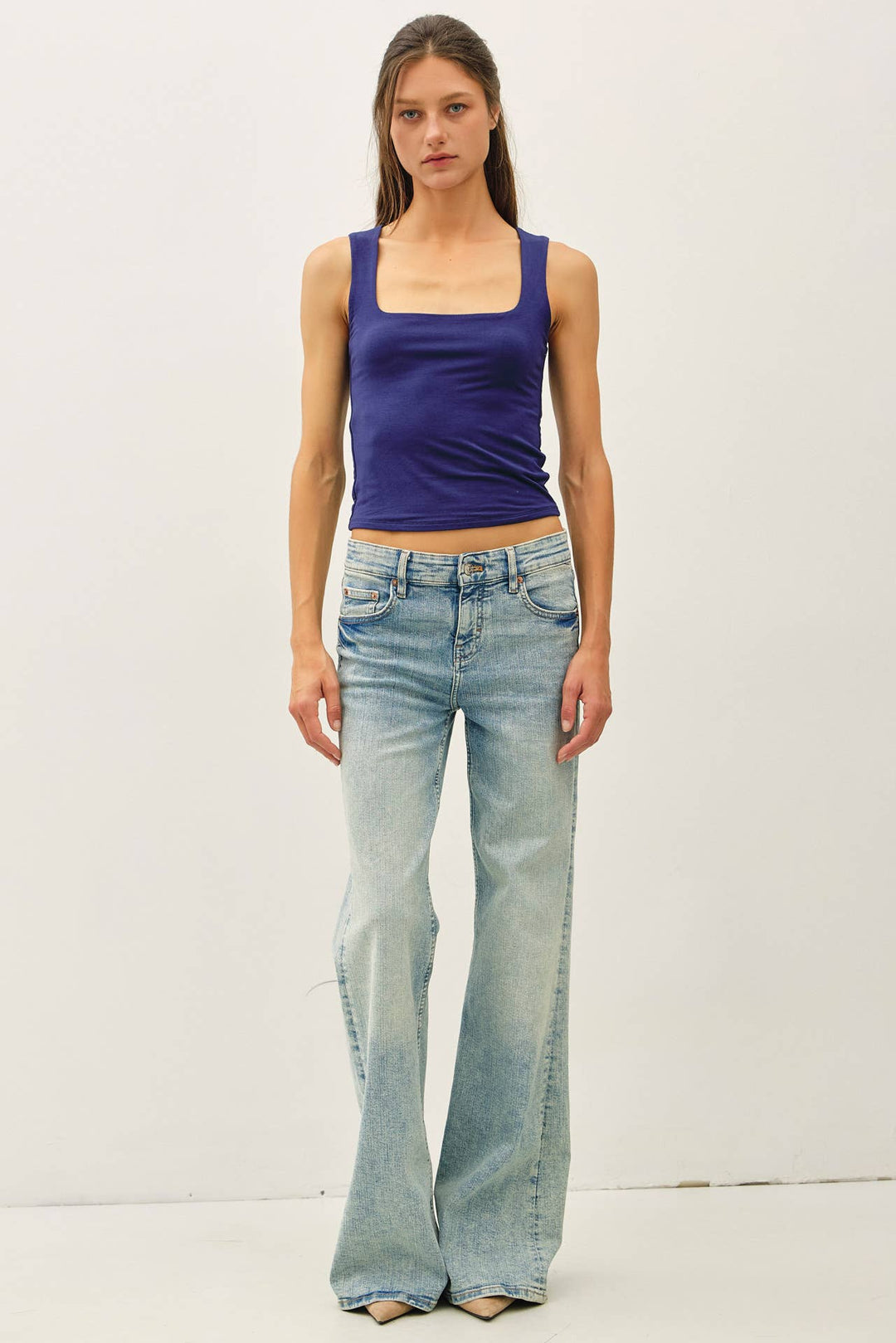 Be Cool | Basic Square Neck Tank