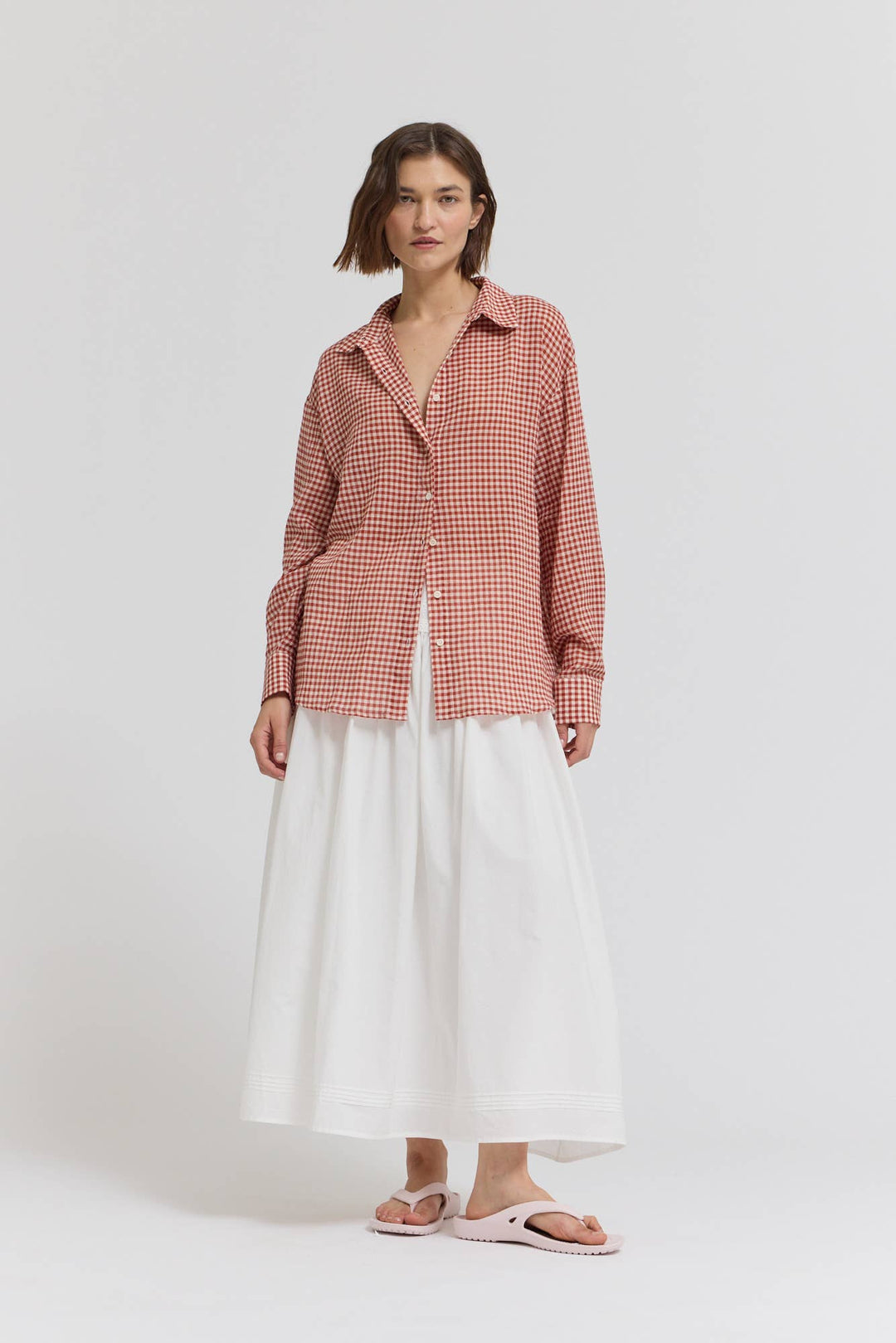 Grade and Gather | Button Up Checkered Shirt