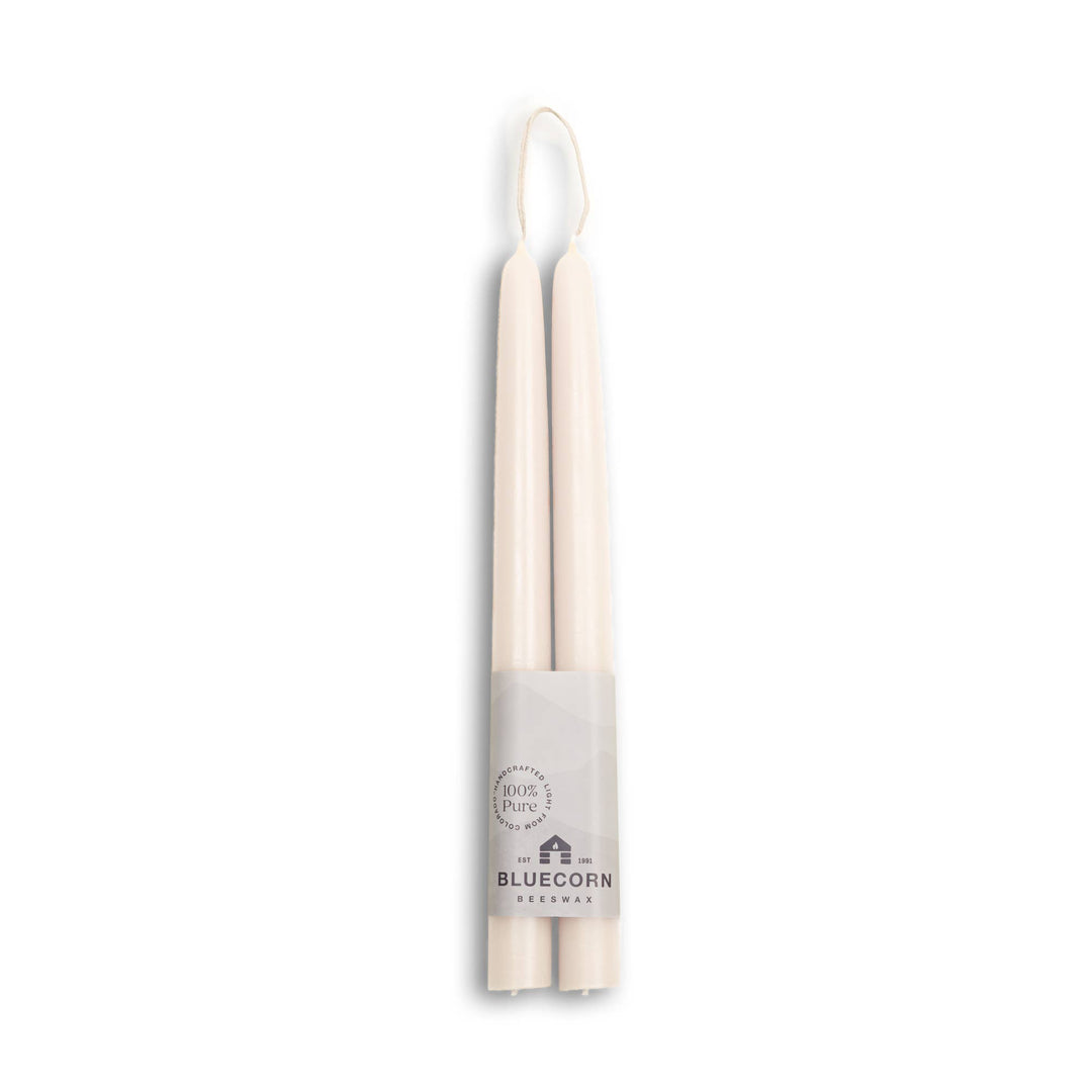 Bluecorn | Beeswax Taper Candles – Dripless & Handmade in USA