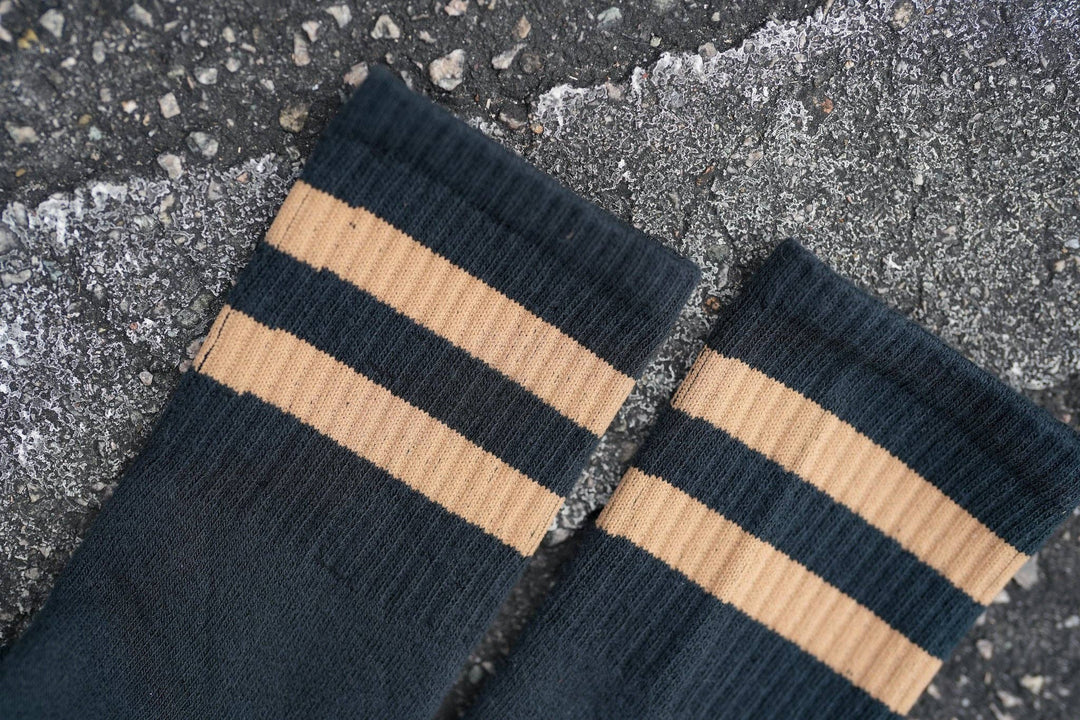 Socco |Shorty's Brown Striped Tube Sock