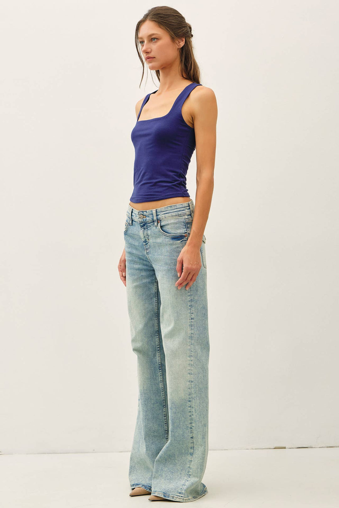 Be Cool | Basic Square Neck Tank