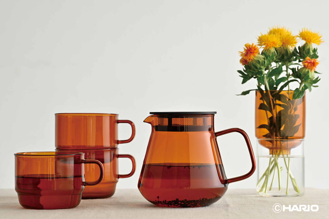 HARIO V60 | Colors Glass Coffee and Tea Server, 600ml