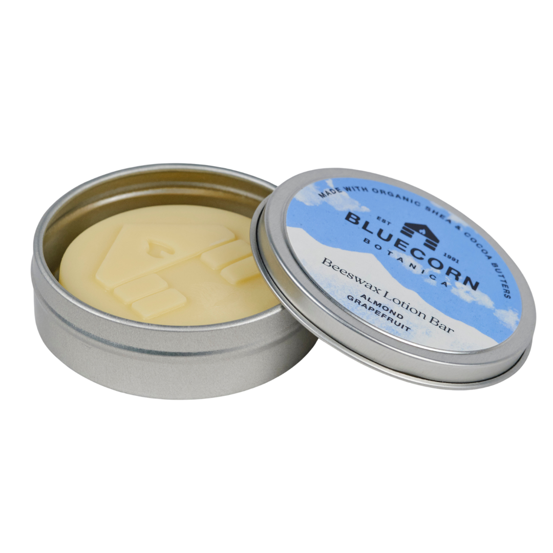 Bluecorn Candles | Hydrating Beeswax Lotion Bars with Shea Butter, Cocoa Butter and Vitamin E