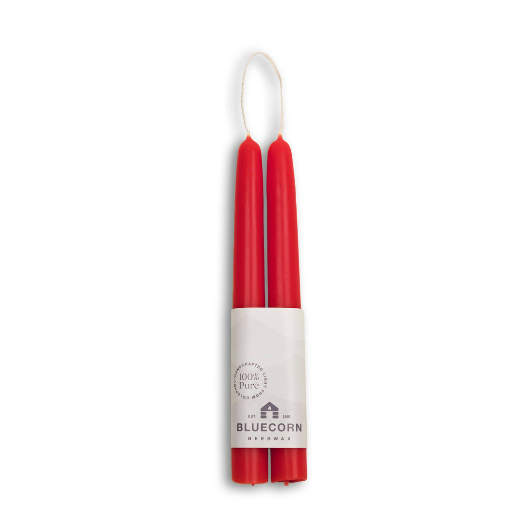 Bluecorn | Beeswax Taper Candles – Dripless & Handmade in USA