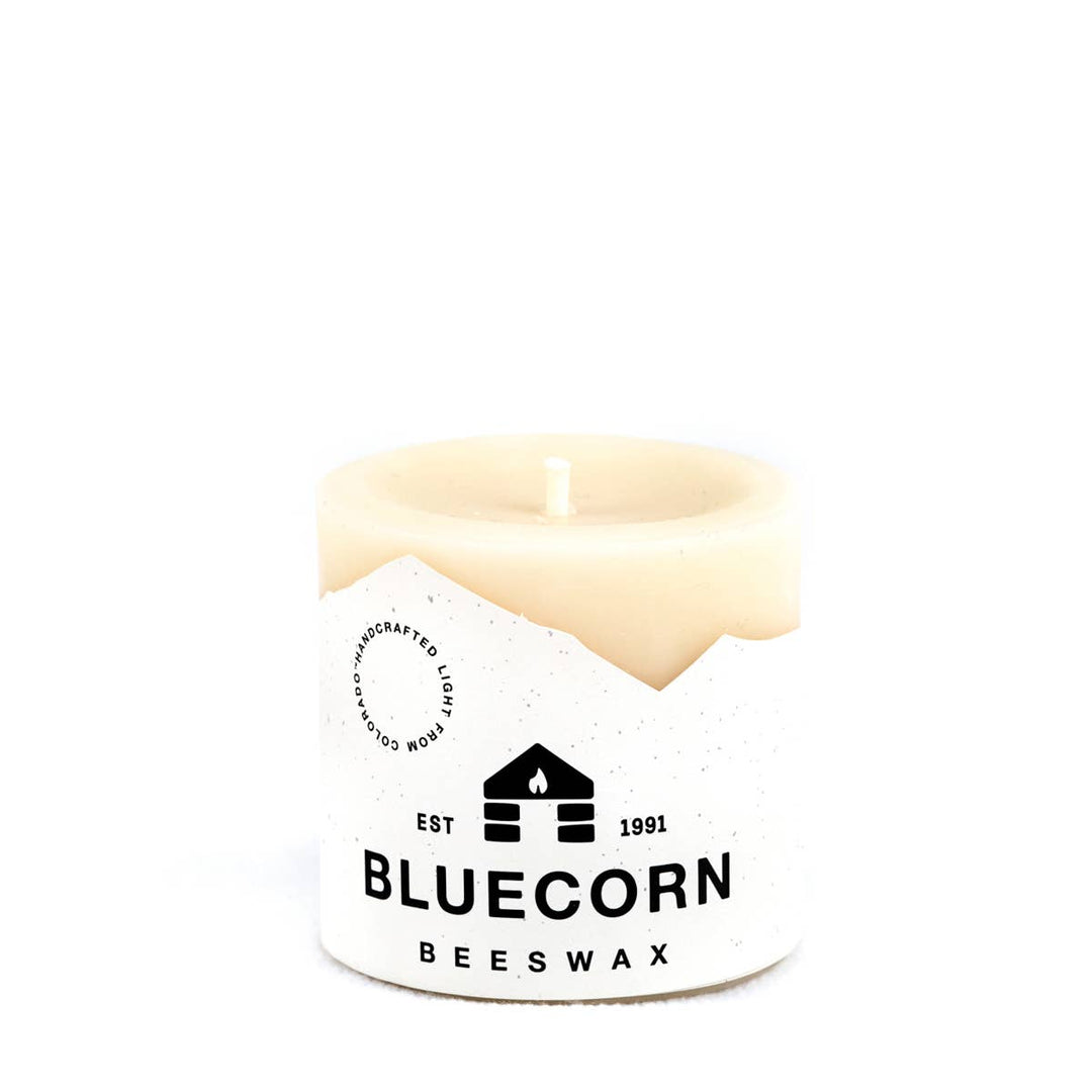 Bluecorn | Pure Beeswax Pillar Candles – Handmade in USA